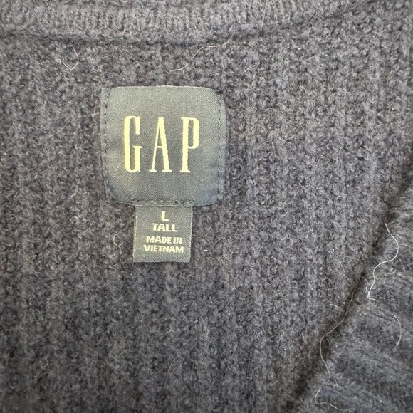 Gap Tall Knit Vest Navy - Picture 3 of 7